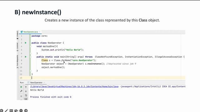 Can we create an object without using new operator in Java? смотреть онлайн