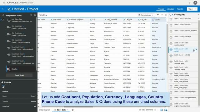 Data Prep Enrichments Recommendations in DV смотреть онлайн