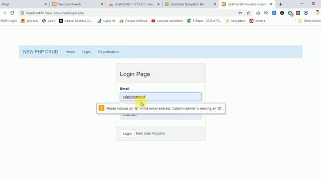 User Registration for Blog Post and redirection | PHP CRUD App in Hindi | Tutor-Programming смотреть онлайн