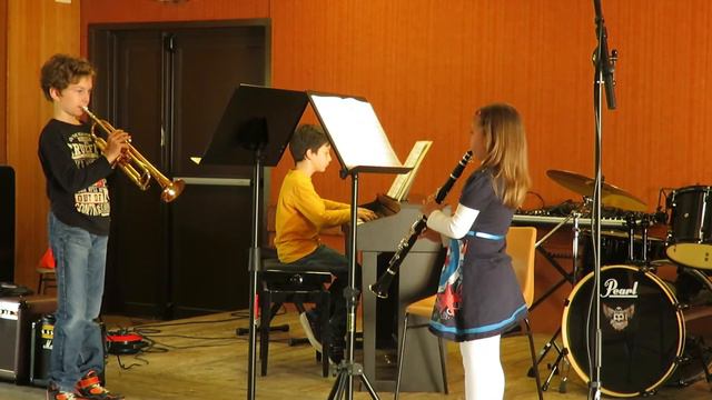 Audition école de musique PRELUDE : trio clarinette trompette piano - PASO DOBLE TAURIN смотреть онлайн