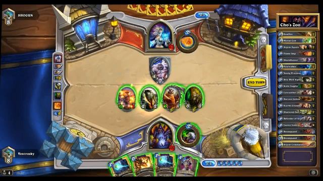 Hearthstone - Warlock - Cho's Zoo смотреть онлайн