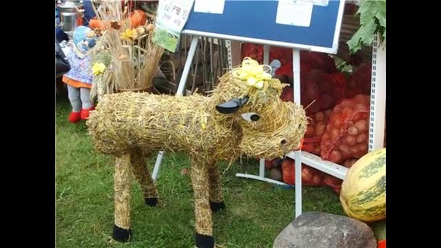 поделки из соломы / поделки своими руками смотреть онлайн