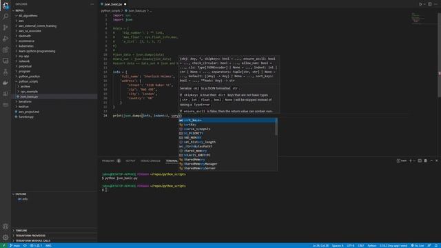 8.7 - Learn Python: Working with JSON смотреть онлайн