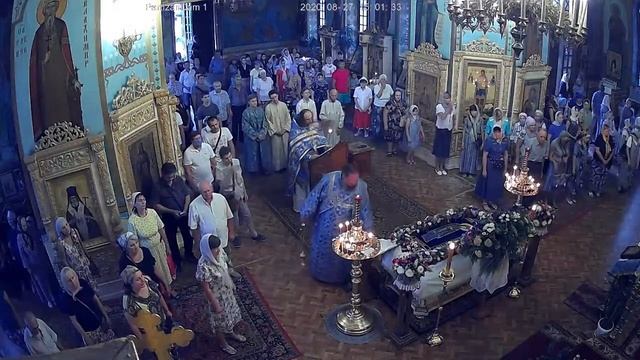Успение Пресвятой Богородицы, Всенощное бдение, Спасо-Преображенский собор, г. Никополь смотреть онлайн