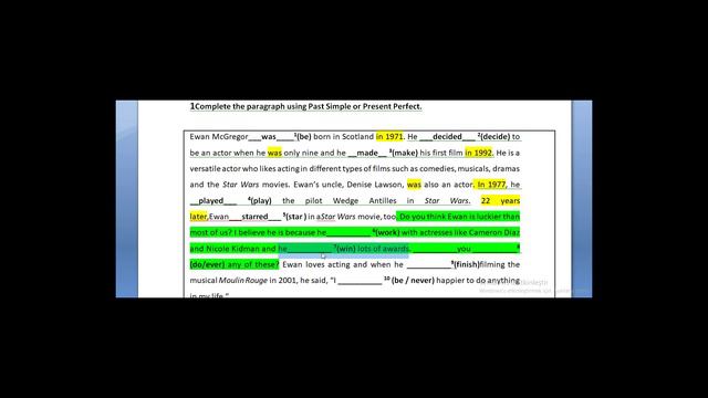 A Level Grammar Worksheet 9 смотреть онлайн