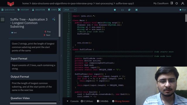 Longest Common Substring | Suffix Trees | Application 3 | Text Processing смотреть онлайн