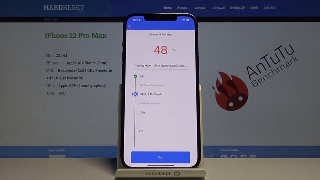 iPhone 12 Pro Max Benchmark Antutu - Bionic A14 Performance Checkup смотреть онлайн