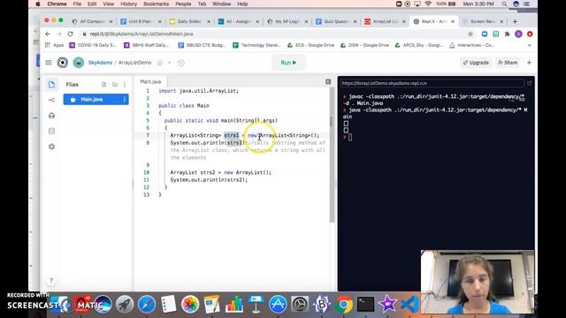 ArrayList: declaration and initialization смотреть онлайн