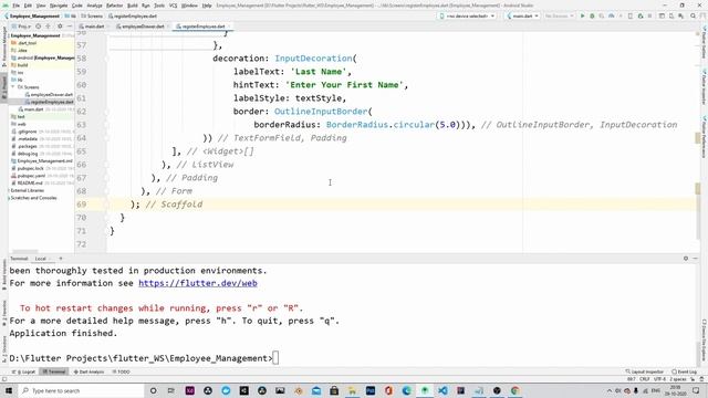 Connecting Flutter with Spring Boot Rest API - Part 8 | Building Flutter UI for employee management смотреть онлайн