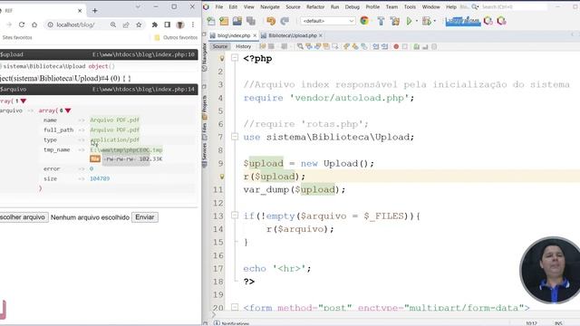 Curso de PHP 8 Aula 126 Introdução a Classe de Upload de Arquivos смотреть онлайн