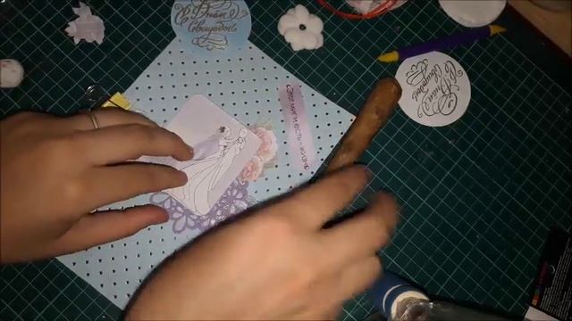 Создание свадебной открытки_ Скрапбукинг смотреть онлайн