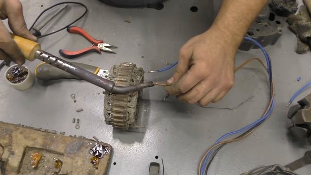 Как из автомобильного генератора сделать BLDC мотор смотреть онлайн