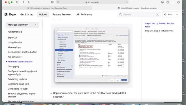 React Native Android Studio Emulator смотреть онлайн