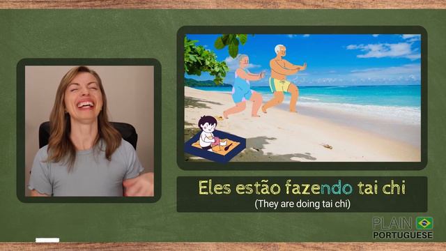 Learn the PRESENT CONTINUOUS / PROGRESSIVE in PORTUGUESE | Plain Portuguese, Speak like a Brazilian смотреть онлайн