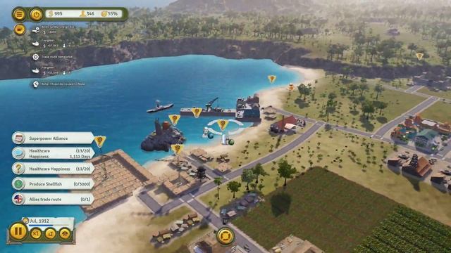 Let's play Tropico 6 sandbox military dictatorship part 4 смотреть онлайн