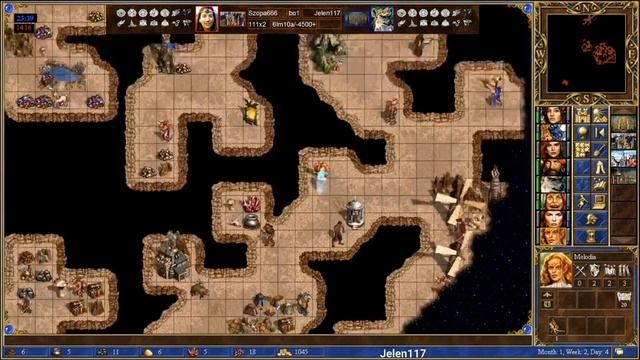 Heroes III. Герои 3. СНГ Онлайн. Szopa666 vs Jelen117, 1/8 финала смотреть онлайн