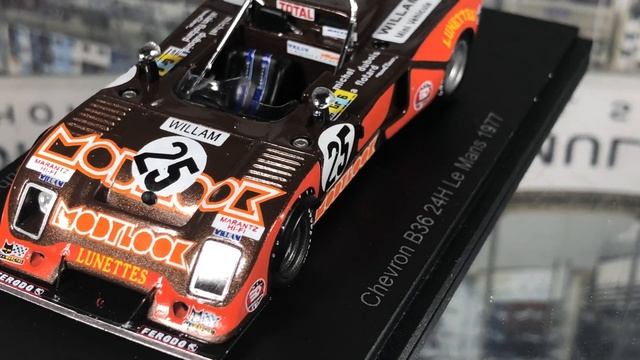Spark 1/43 Cohen-Olivar/Flotard/Dubois Chevron B36 #25 Le Mans 1977 смотреть онлайн