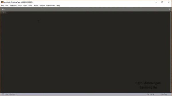 Установка и русификация редактора Sublime Text 3
