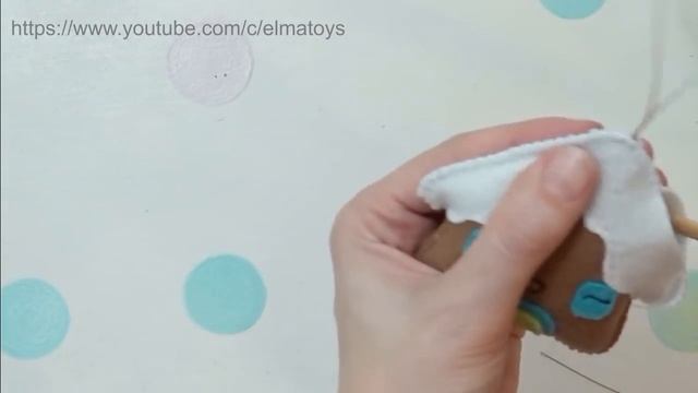 Как сделать кавайные ёлочные игрушки из фетра. Саночки из медицинских шпателей. | Elma-toys смотреть онлайн