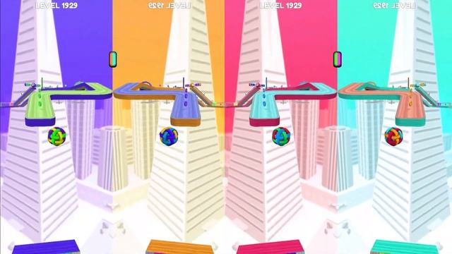 Going Balls - 4 Color Paracord Balls on Same Levels! Race-340 смотреть онлайн
