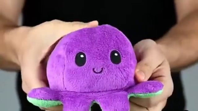 Двухсторонняя мягкая игрушка Осьминожка Happy&Sad Octopus смотреть онлайн