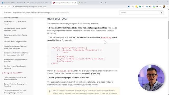 Elementor Flicker Glitch - How To Fix a Flash of Unstyled Content (FOUC)- WordPress Tutorial 2021 смотреть онлайн
