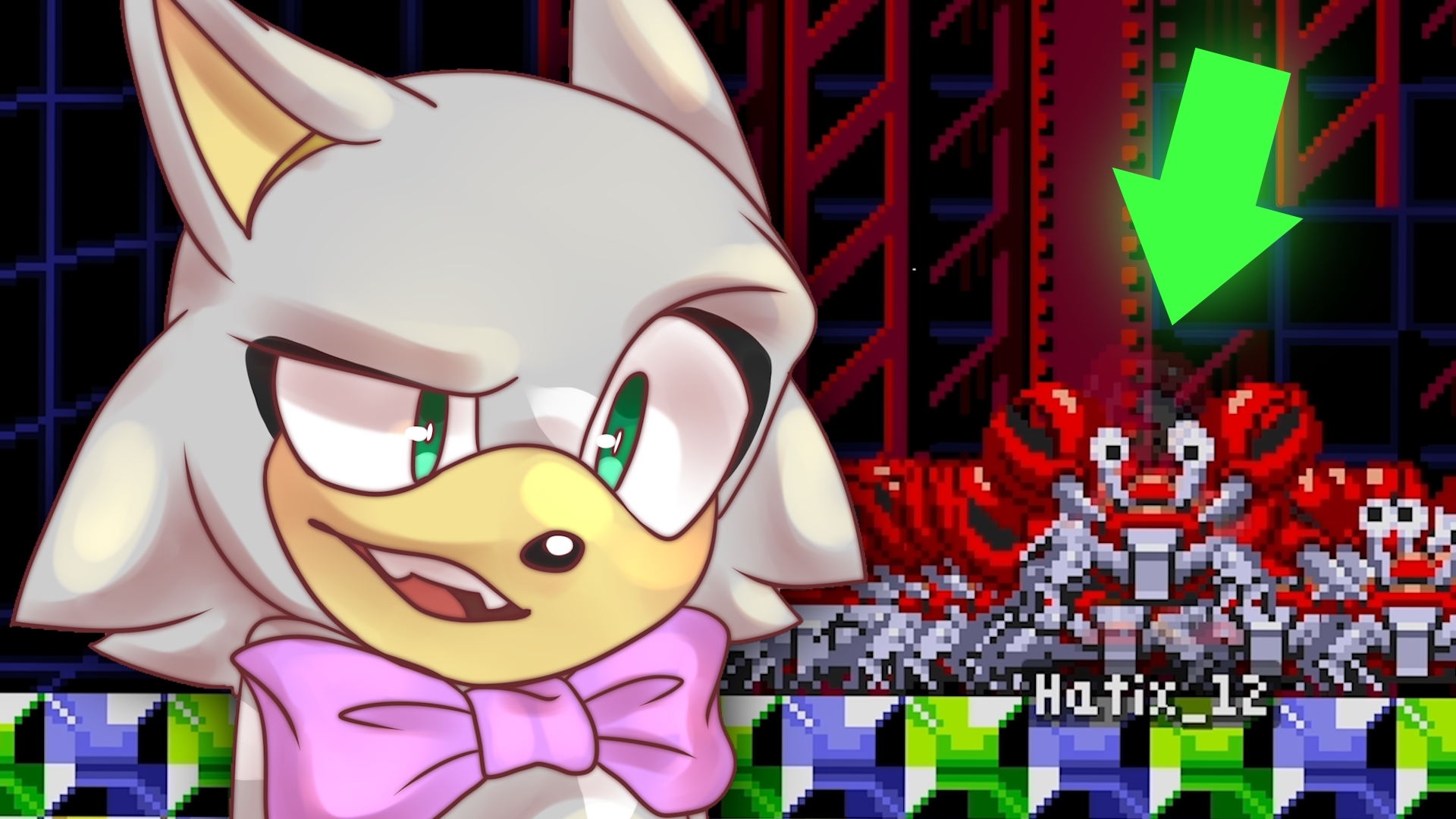 Что будет если добавить слишком много бадников - крабов в Classic Sonic Simulator? смотреть онлайн