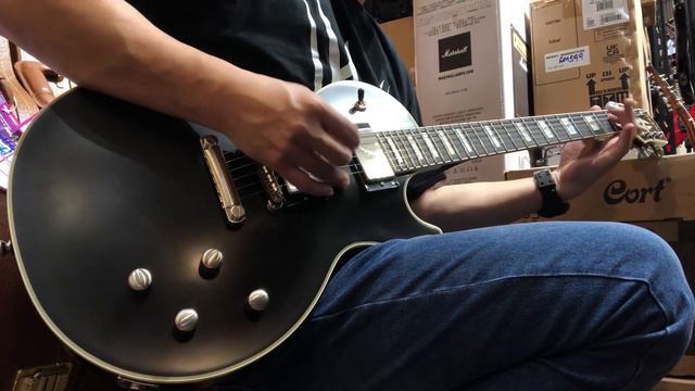 Sound Demo Epiphone Les Paul Prophecy Electric Guitar Black Aged Gloss смотреть онлайн