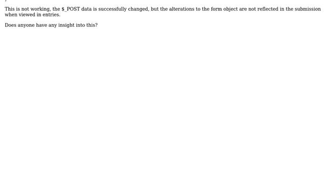 Wordpress: Gravity Forms Submit form as another user смотреть онлайн