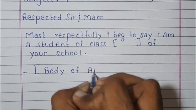 Format of writing letter to principal | Application Letter смотреть онлайн