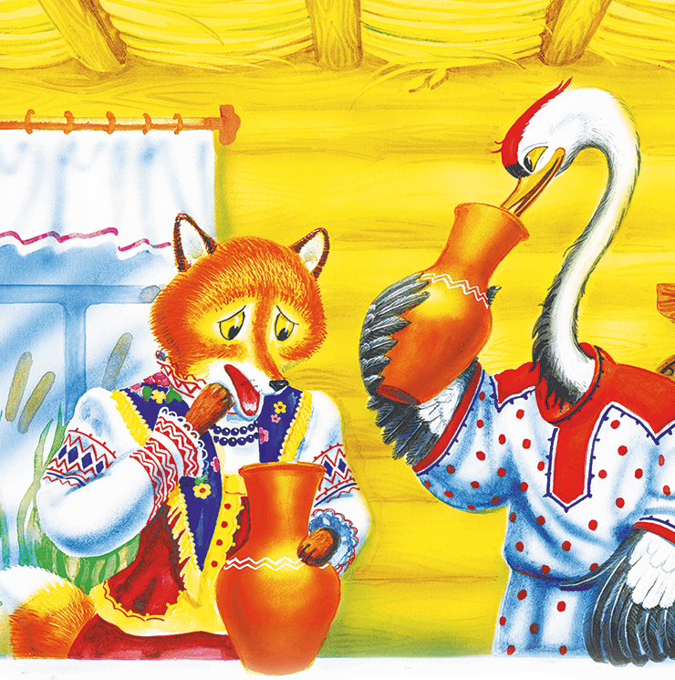 Сказка "Лиса и журавль" аудиосказка смотреть онлайн