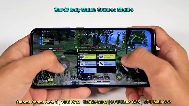 Call of Duty Mobile en Xiaomi Redmi Note 9 ?? 4GB/128GB & HELIO G85✔️✔️ смотреть онлайн