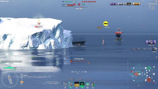Partida épica, ranking 1 liga ouro no World of Warships !!! 😱😱😱 смотреть онлайн