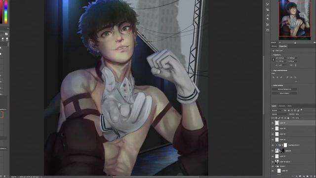 DEKU/Izuku Midoriya - BNHA | Photoshop Painting Process | TAM.E смотреть онлайн