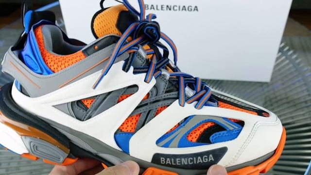 Balenciaga Track Trainers Mesh Men's Sneakers Fall 2018: Unboxing, fit & try-on смотреть онлайн