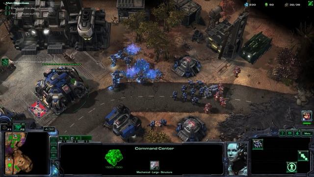 StarCraft: Mass Recall V7.0 Terran Campaign Mission 2 - Backwater Station смотреть онлайн