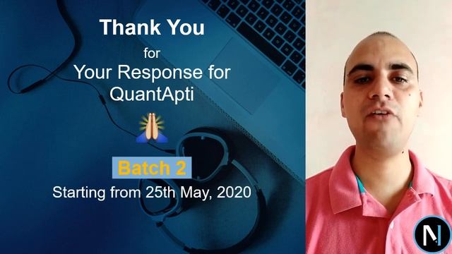 Power Pack Course in Quant-Apti Batch-II | 25th May 2020 | WikiNote смотреть онлайн