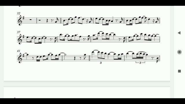 Paubaya - Clarinet/Tenor/Soprano Saxophone Sheet Music смотреть онлайн