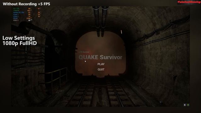 Quake Survivor | Benchmark | GT 730 | Athlon II X2 250 | Low Settings | 720p(HD) vs 1080p(FullHD) смотреть онлайн