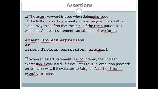 PYTHON session 37 assertions || Assertions in python || Python Assert Statement смотреть онлайн