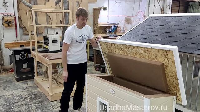 Зимний домик для кошек "Барс". Теплая будка с подогревом для кошек "Барс" смотреть онлайн