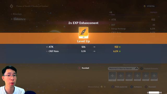 Tutorial Enhance Artefak Genshin Impact 2.8 - Trik Enhance Artefak Genshin Impact смотреть онлайн