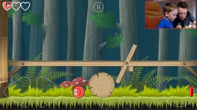 ? #2 ДРЕМУЧИЙ ЛЕС. Красный Шар против Черного Куба. Прохождение игры Red Ball 4. Жестянка. Летсплей смотреть онлайн