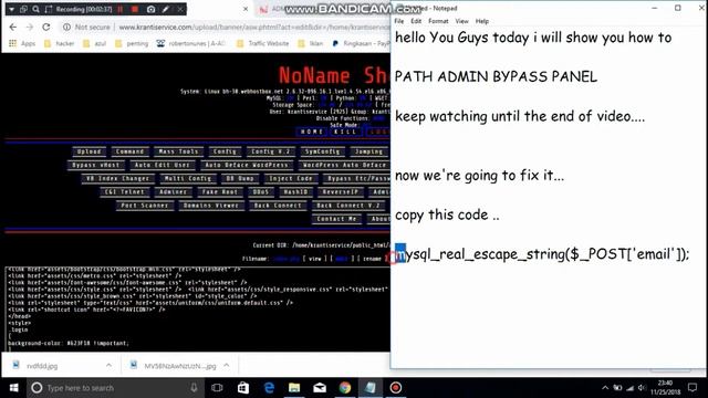 How to PATCH/FiX Bug admin panel Bypass Without Cpanel Access 2019 смотреть онлайн