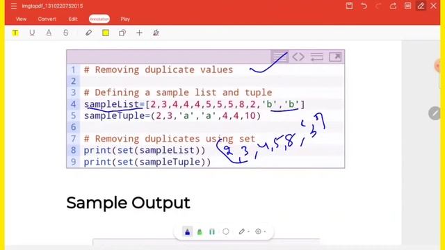 SETS PYTHON смотреть онлайн