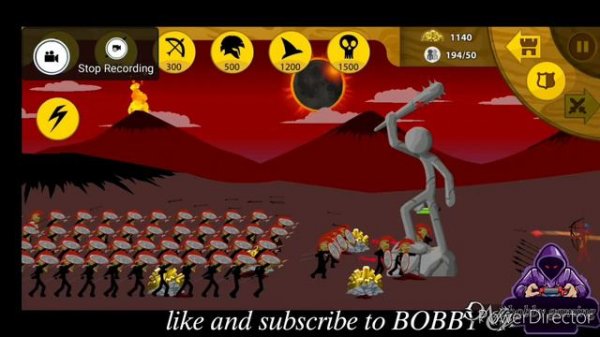 Stick War Legacy Golden spearton vs final boss