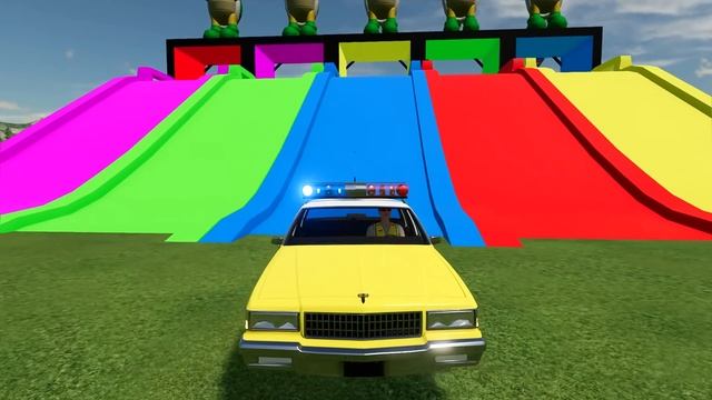 TRANSPORTING POLICE MOTORCYCLE, CHEVROLET, PORSCHE & MERCEDES WITH BUSES. Farming Simulator 22 смотреть онлайн