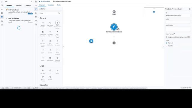 Pull To Refresh Behavior with Visual Builder смотреть онлайн