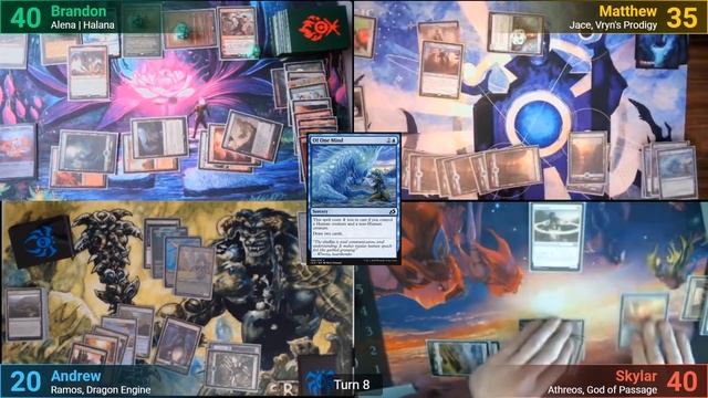 Ramos vs Alena | Halana vs Jace vs Athreos EDH / CMDR game play for Magic: The Gathering смотреть онлайн
