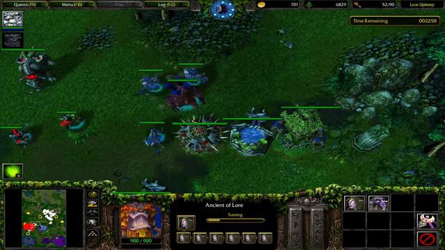 Warcraft 3 Reign of Chaos - Night Elf - VII. Twilight of the Gods (Gastly Gameplay) смотреть онлайн